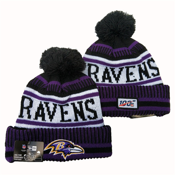 Baltimore Ravens Knit Hats 015